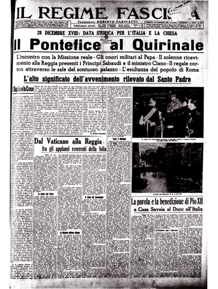 Evento storico per l'Italia e la Chiesa: il Pontefice al Quirinale