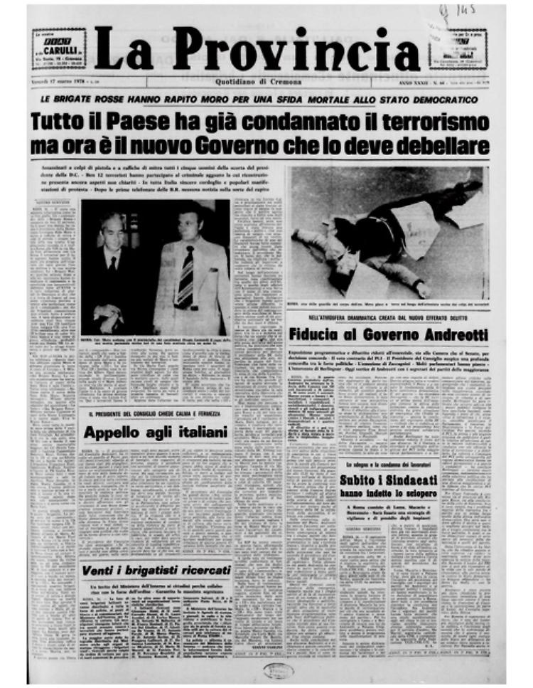 Rapimento Moro: le Brigate Rosse sfidano lo Stato