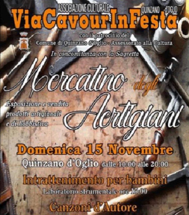 Mercatino degli Artigiani a Quinzano d’Oglio domenica 15