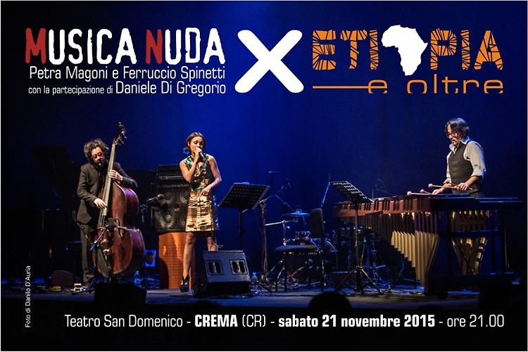Concerto a scopo benefico con il duo "Musica Nuda" Sabato 21 novembre 