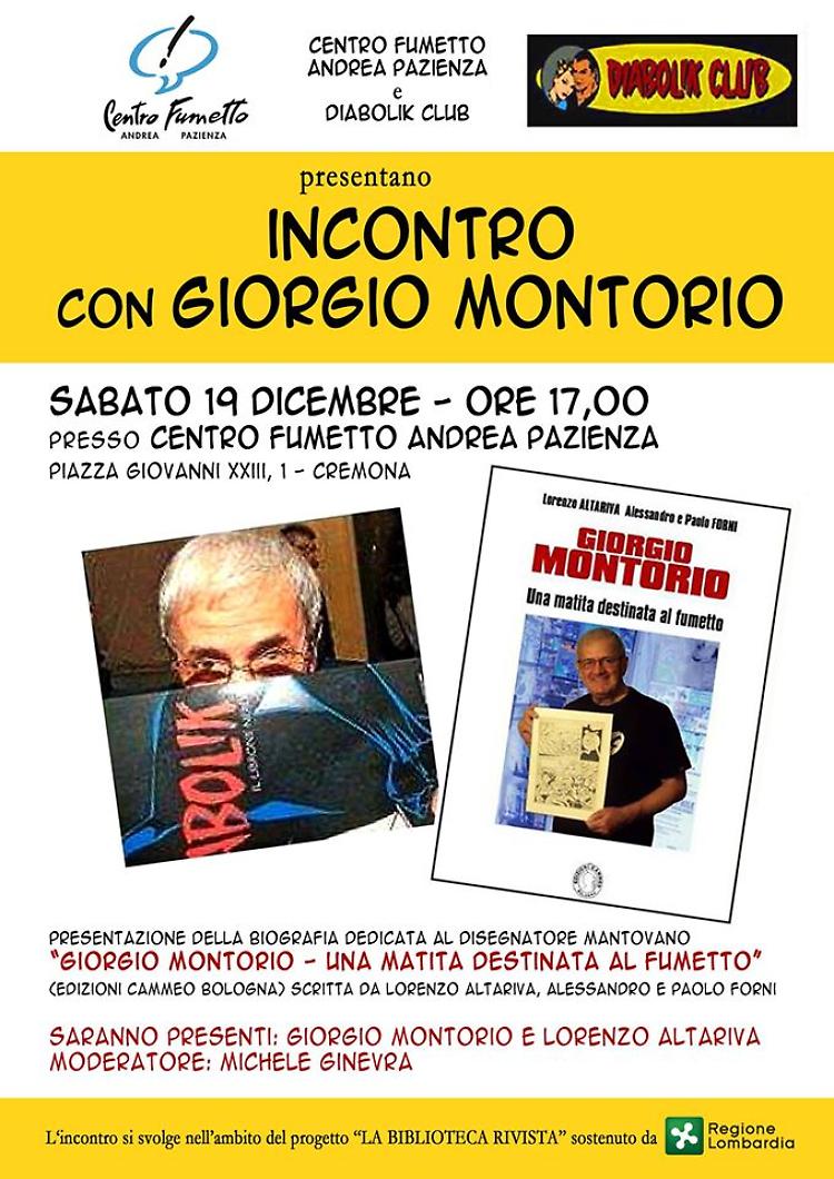 La 'diabolika' matita di Giorgio Montorio al Centro Fumetto "Andrea Pazienza"
