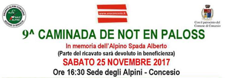 9^ "Caminada de not en paloss"