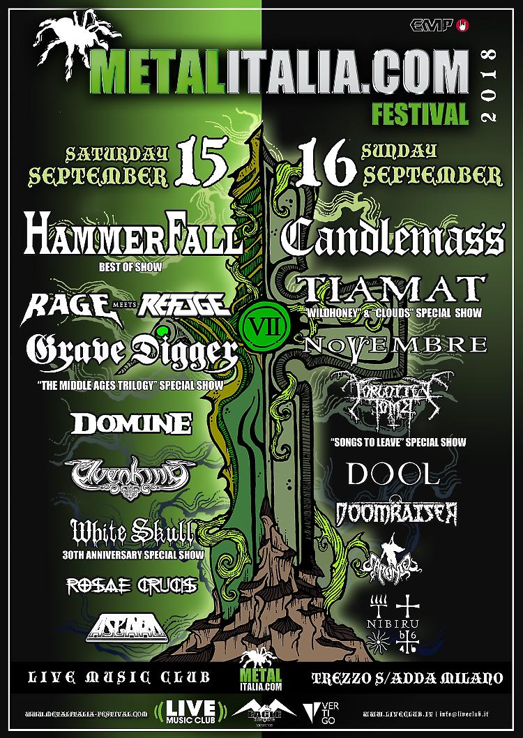 Metalitalia.com Festival 2018, tutte le band