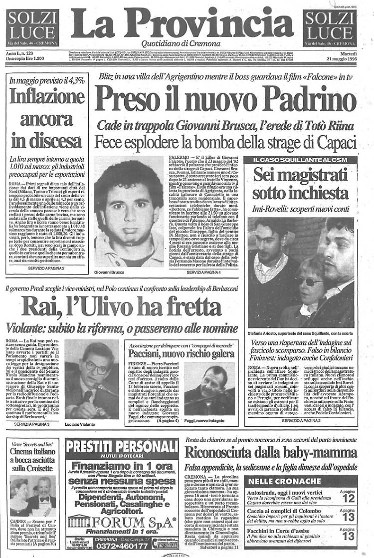 Preso il nuovo PadrinoCade in trappola Giovanni Brusca, l'erede di Totò Riina