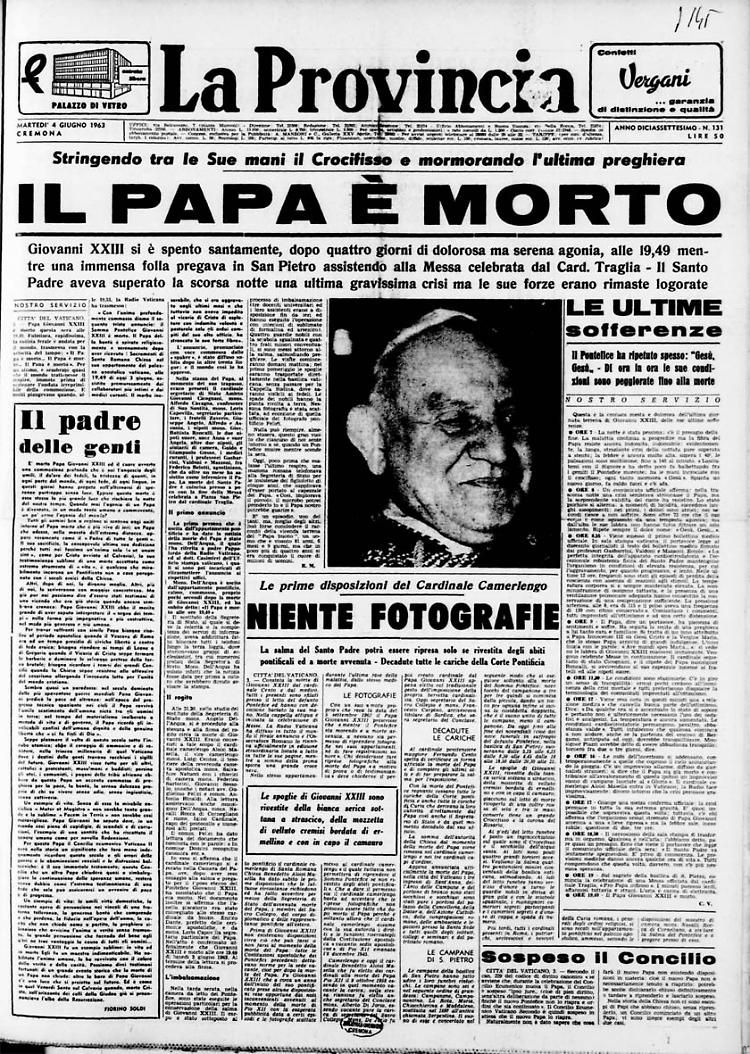 Il Papa è morto
