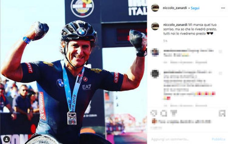 Zanardi: il figlio Niccolò, presto rivedremo il tuo sorriso