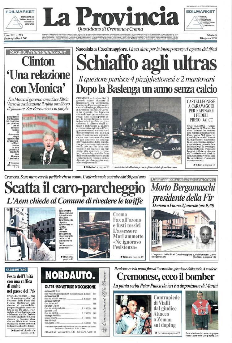 Sexgate, scandalo Lewinsky
