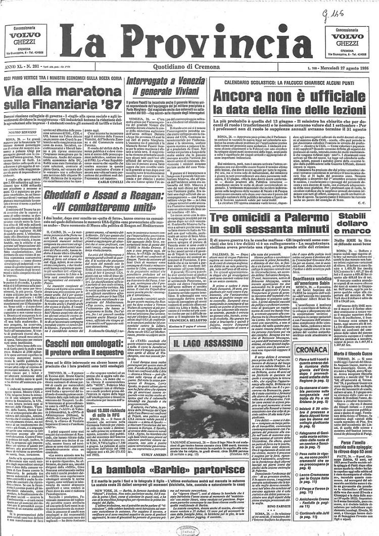 Il lago assassino