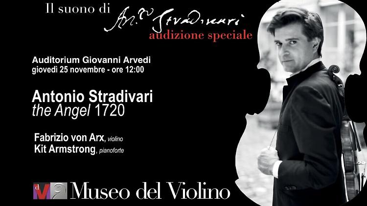 Audizione speciale – Fabrizio von Arx suona lo Stradivari “The Angel” 1720 