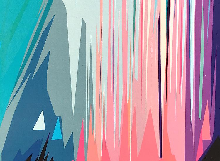 Le opere astratte di Alberto Besson esposte al Centro Arte Perini