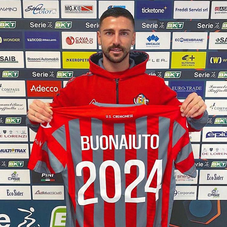Calcio, Cremonese e Buonaiuto insieme fino al 2024