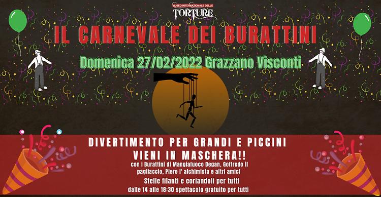 Il Carnevale dei Burattini, divertimento per grandi e piccini!