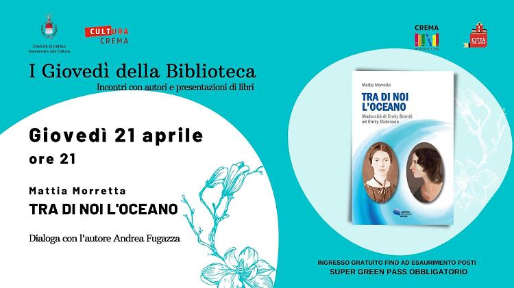 Presentazione del libro "Tra di noi l’oceano" di Mattia Morretta