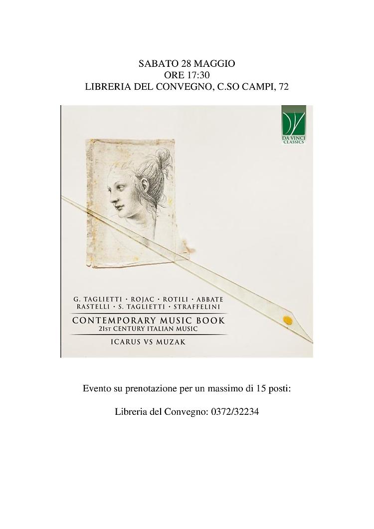 Presentazione del nuovo cd "Contemporary Music Book"