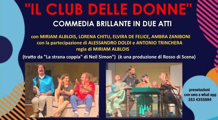 "Il club delle donne" commedia brillante in due atti