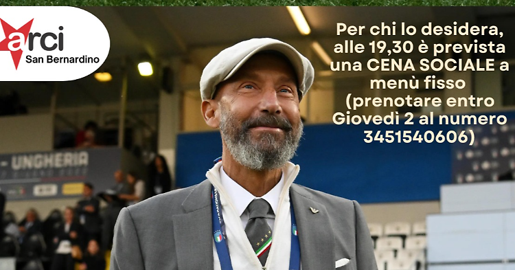 Serata omaggio a Gianluca Vialli