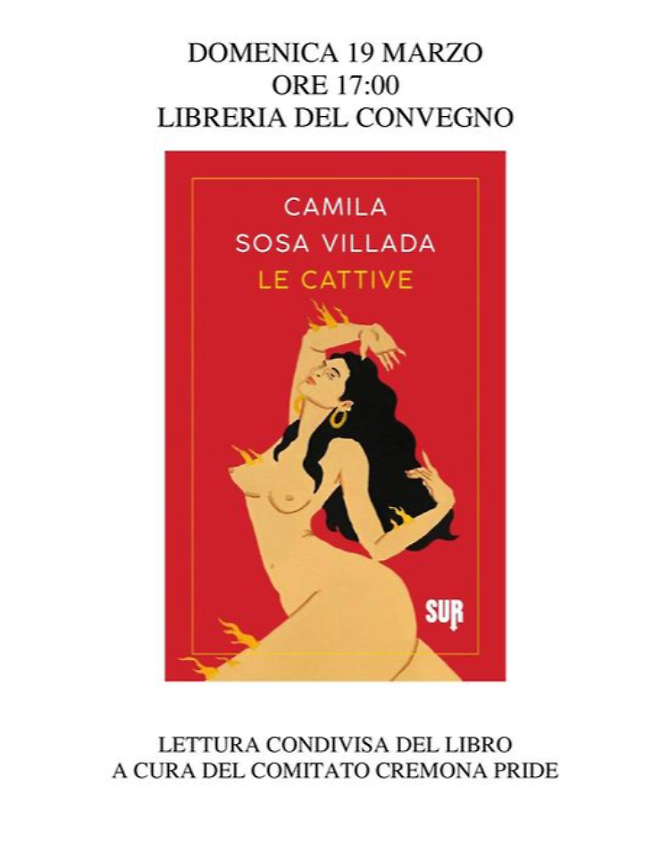  Lettura condivisa del libro "Cattive" di Camilla Villada Sosa