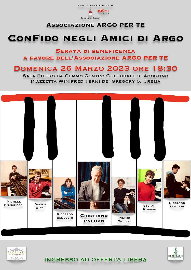 Concerto: "Confido negli amici di argo"