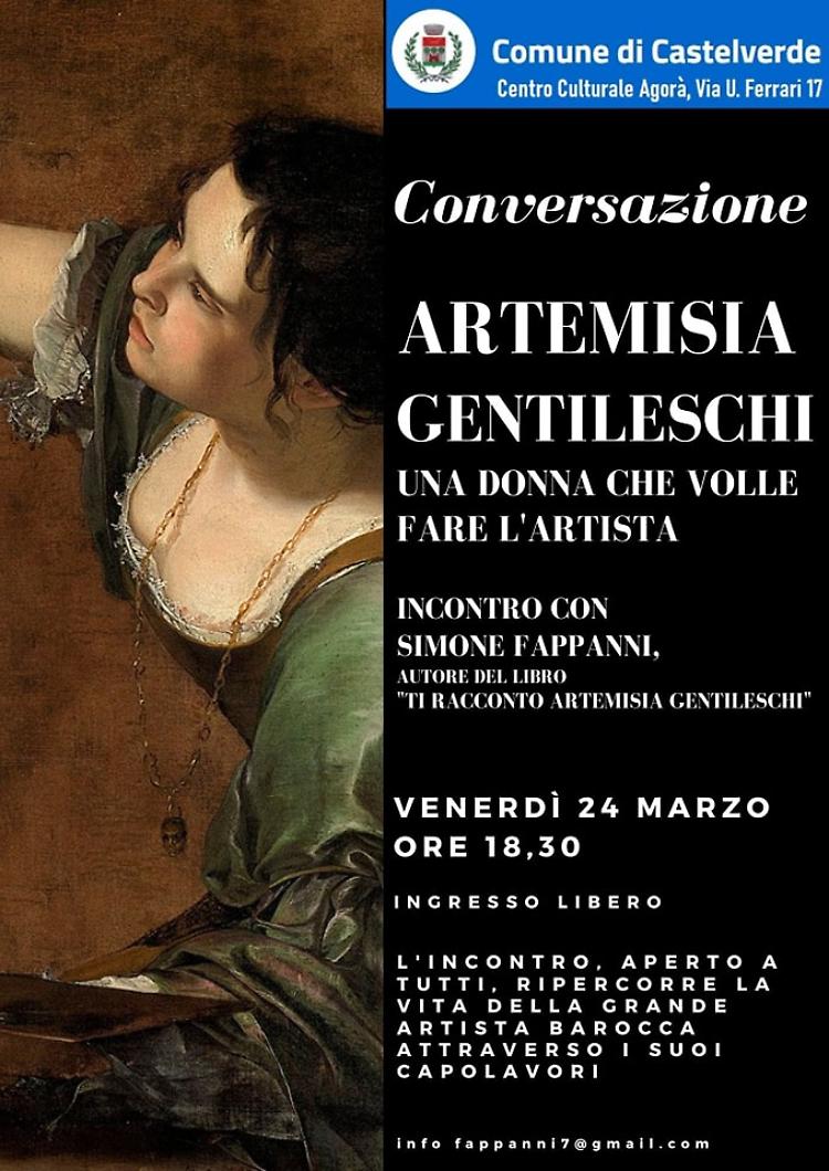 Conversazione su Artemisia Gentileschi e il volume "Una donna che volle fare l'artista"