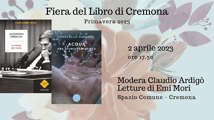 Presentazione dei libri "La mossa del matto" e "Acqua una storia fantastica"