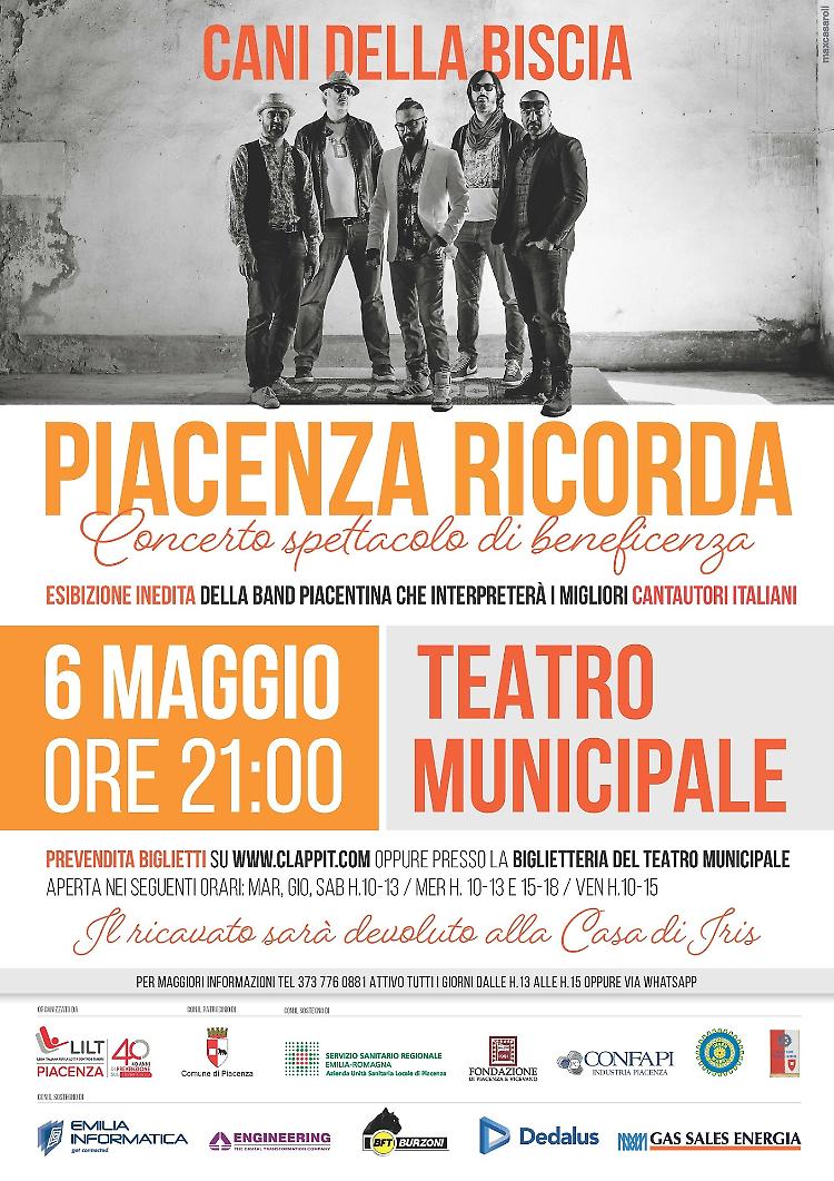 Concerto, spettacolo "Piacenza ricorda"