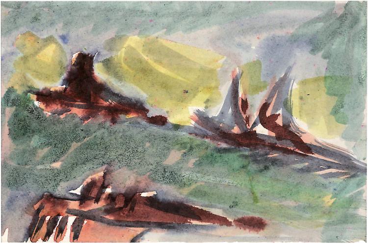 Ambrogio Barili: disegni tempere acquerelli 1960 – 1997