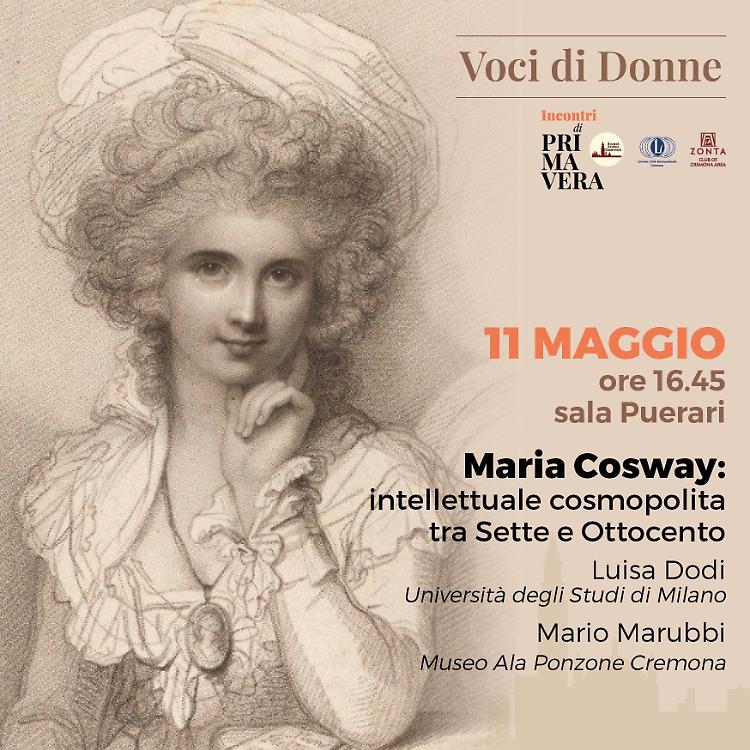 Incontro su Maria Cosway intellettuale cosmopolita tra Sette e Ottocento