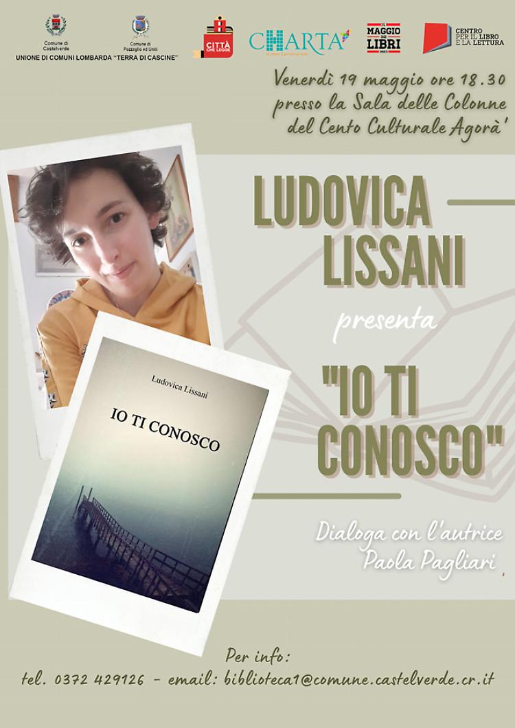 Ludovica Lissani presenta il libro "Io ti conosco"