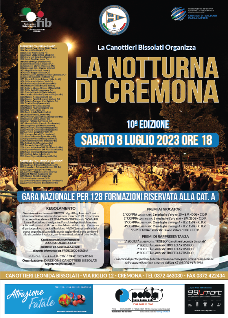 10a edizione "La notturna di Cremona"