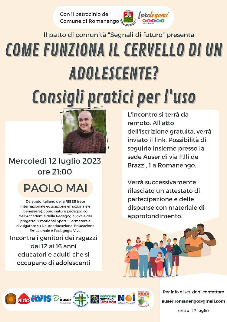 Incontro: Come funziona il cervello di un adolescente?