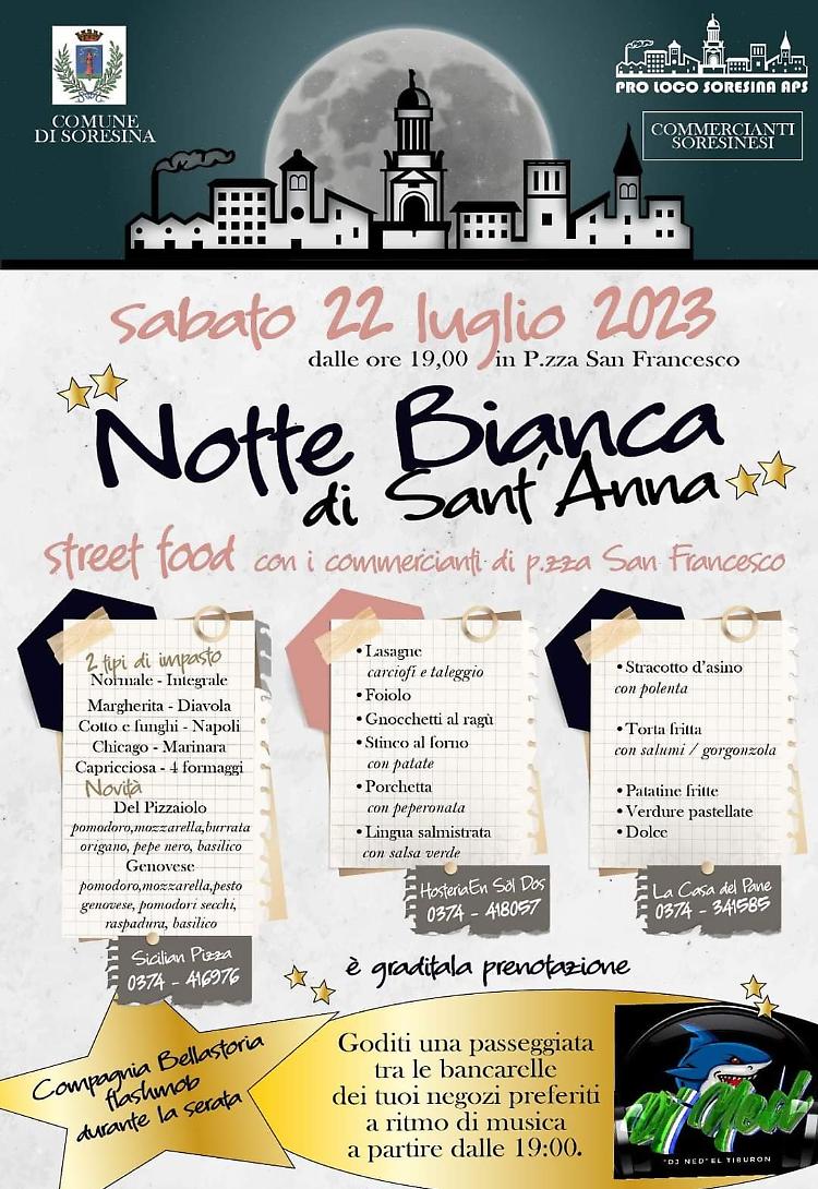 Notte bianca di Sant'Anna a Soresina