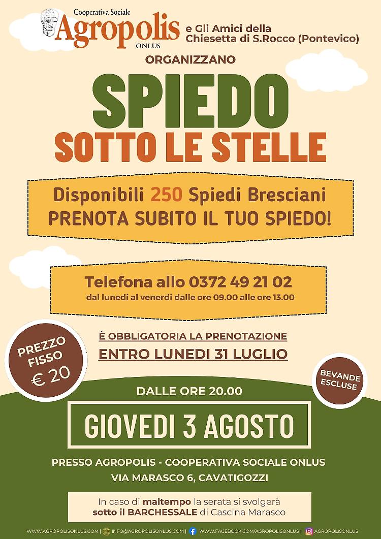 Spiedo sotto le stelle