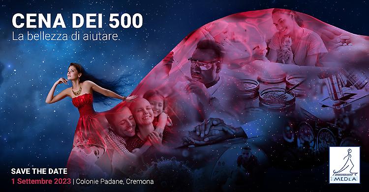 Serata benefica "Cena dei 500", la bellezza di aiutare