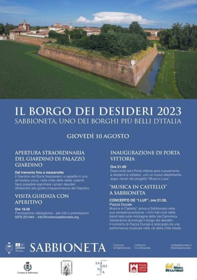 Scopri Sabbioneta con l'evento "Il borgo dei desideri"