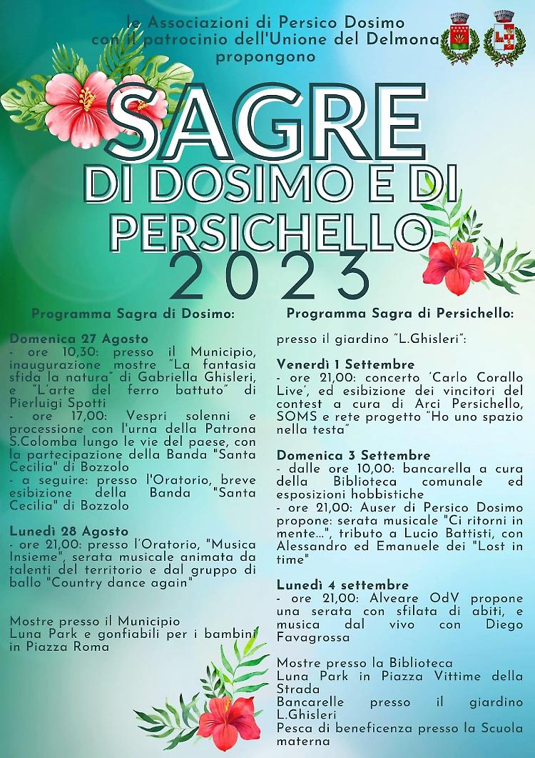 Le Sagre di Dosimo e Persichello 2023 