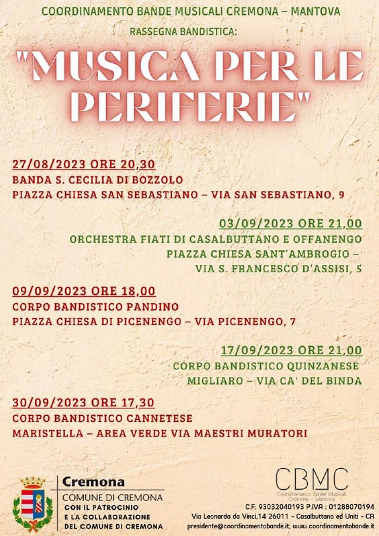 Concerto della banda di Santa Cecilia di Bozzolo