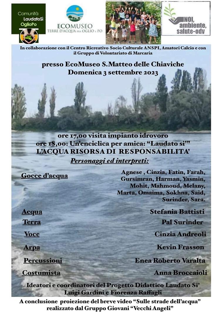 Visita impianto idrovoro con interpretazione di "Laudato si"
