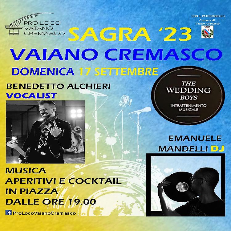 Sagra 2023: festa in  piazza con musica dal vivo!