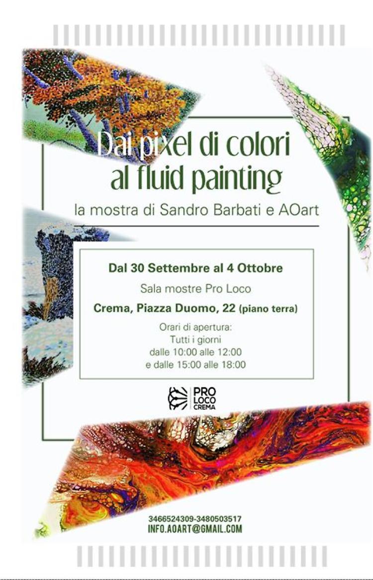 Dai pixel di colori al fluid painting