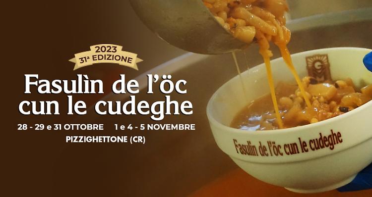 31^ Festa dei Fasulìn de l'öc cun le cudeghe: la bontà in tavola