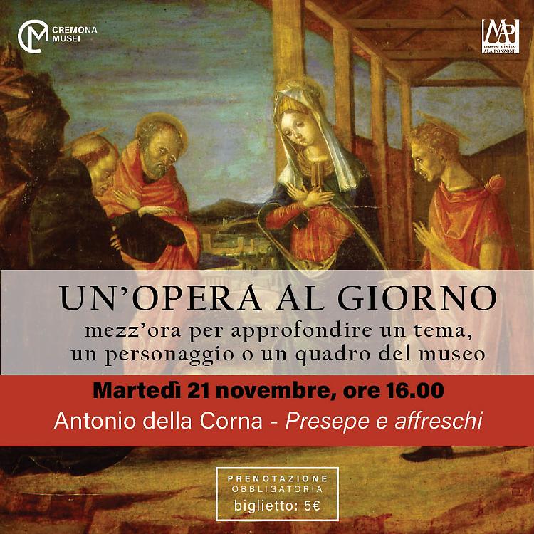 Presepe e affreschi di Antonio della Corna 