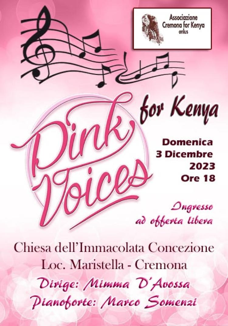In concerto il coro Pink Voices 