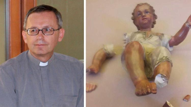 Presepio vandalizzato: distrutta la statuetta di Gesù