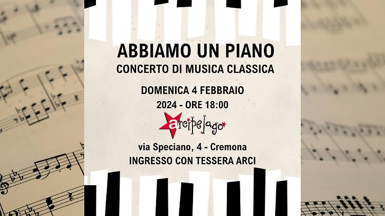 Abbiamo un piano. Concerto di musica classica