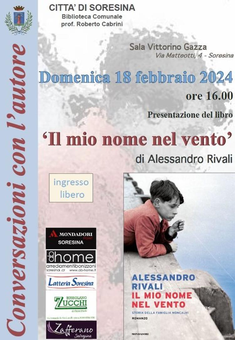 Presentazione del libro "Il mio nome nel vento"