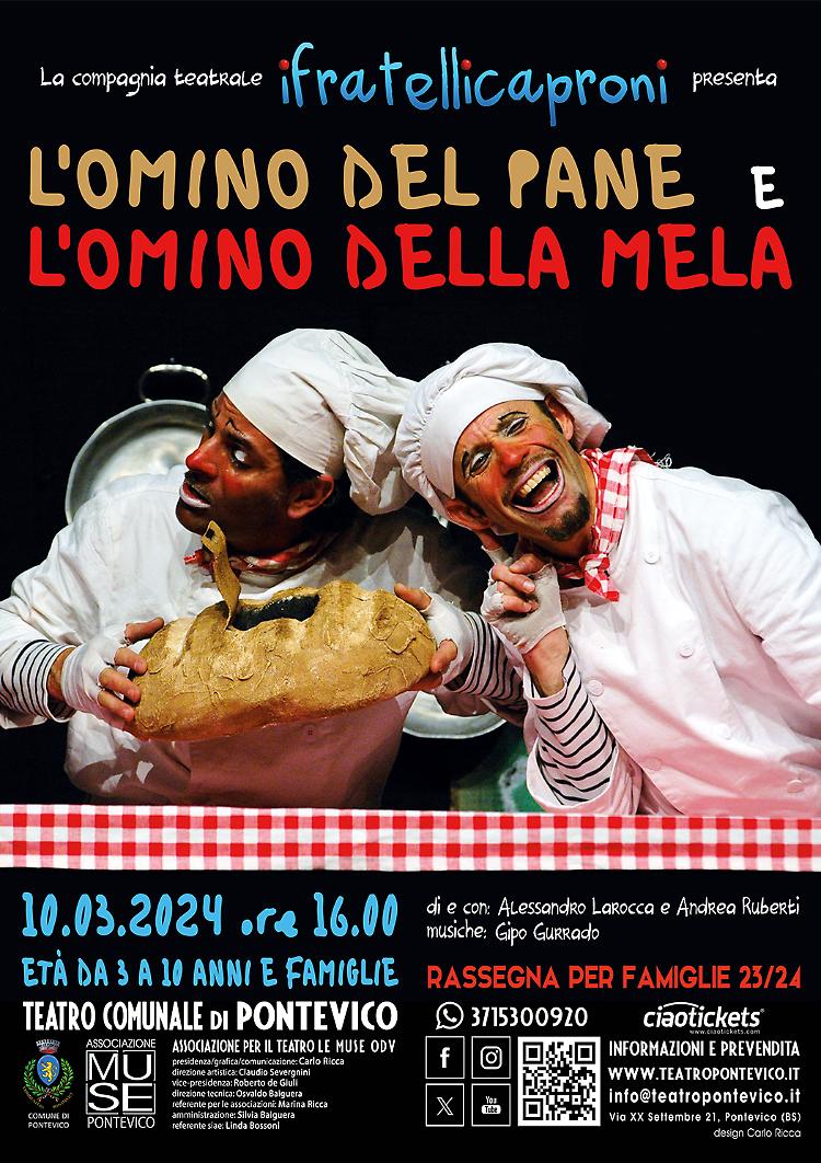 L'omino del pane e l'omino della mela. Show per famiglie