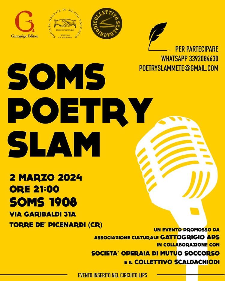 Poetry Slam: spettacolo di poesia performativa