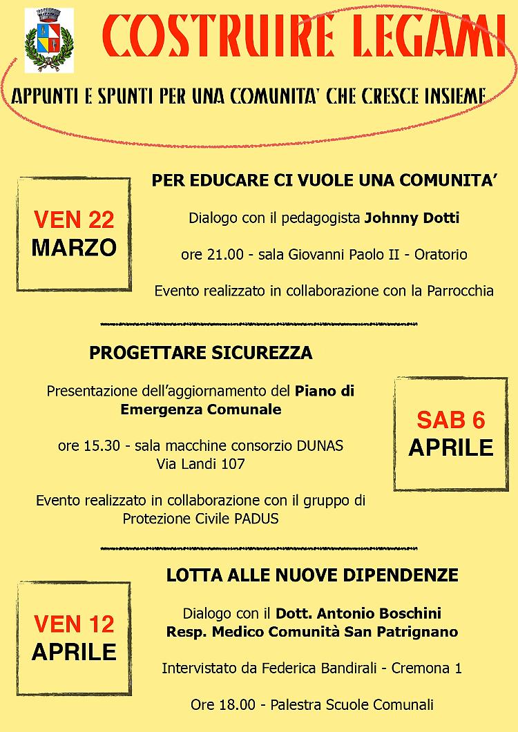 Progettare sicurezza. Presentazione Piano Emergenza Comunale