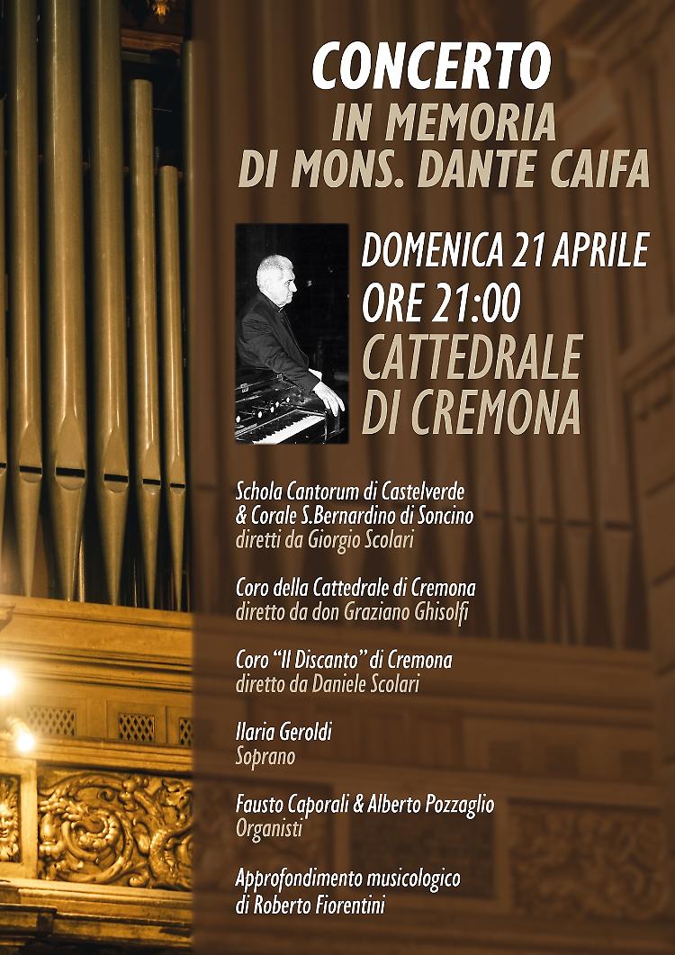 Concerto in memoria di Mons. Dante Caifa
