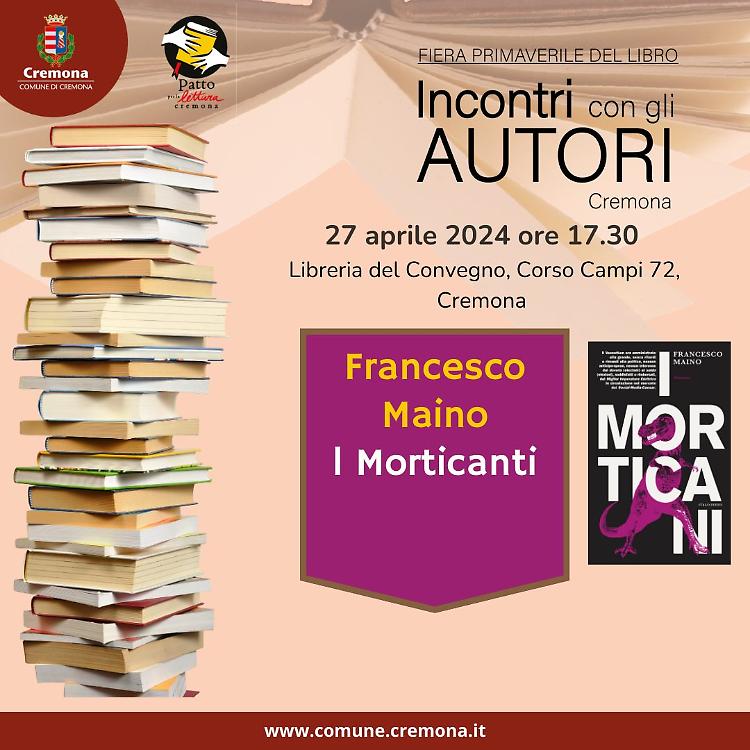 Incontro con l'autore per la Fiera primaverile del libro 2024